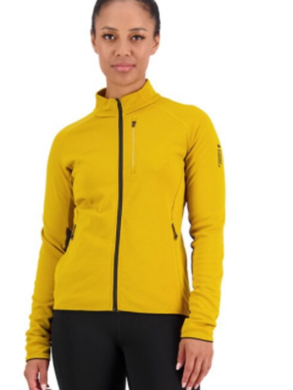 Mon Royale Women’s Approach Merino Wool Mock Neck Full Zip Jacket Size S